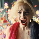 Margot Robbie as Harley Quinn.